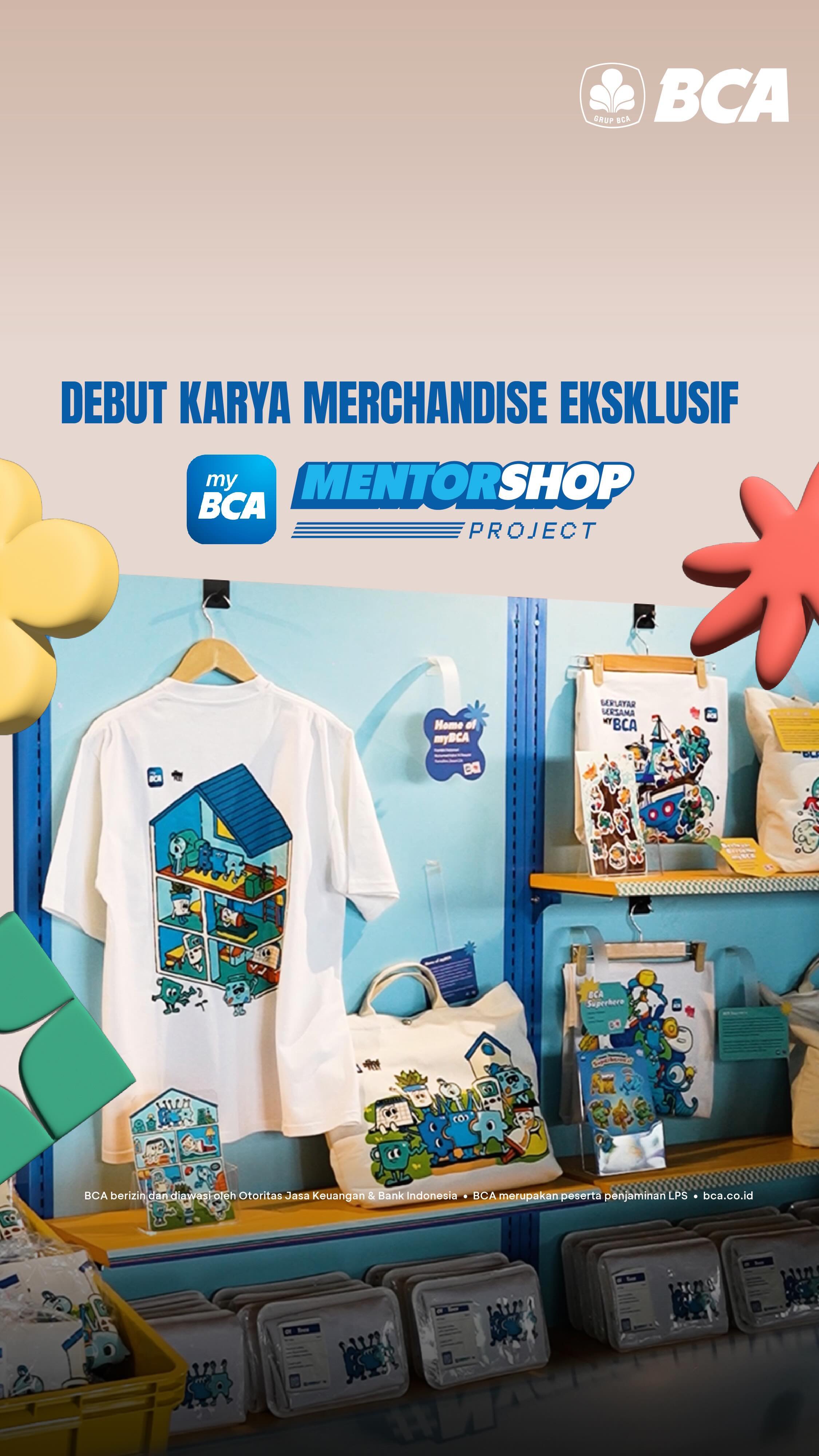 The myBCA Mentorship Project merchandise debut at Jakarta Doodle Fest