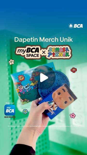 Merchandise and stamp experience at myBCA Space × Semasa Piknik